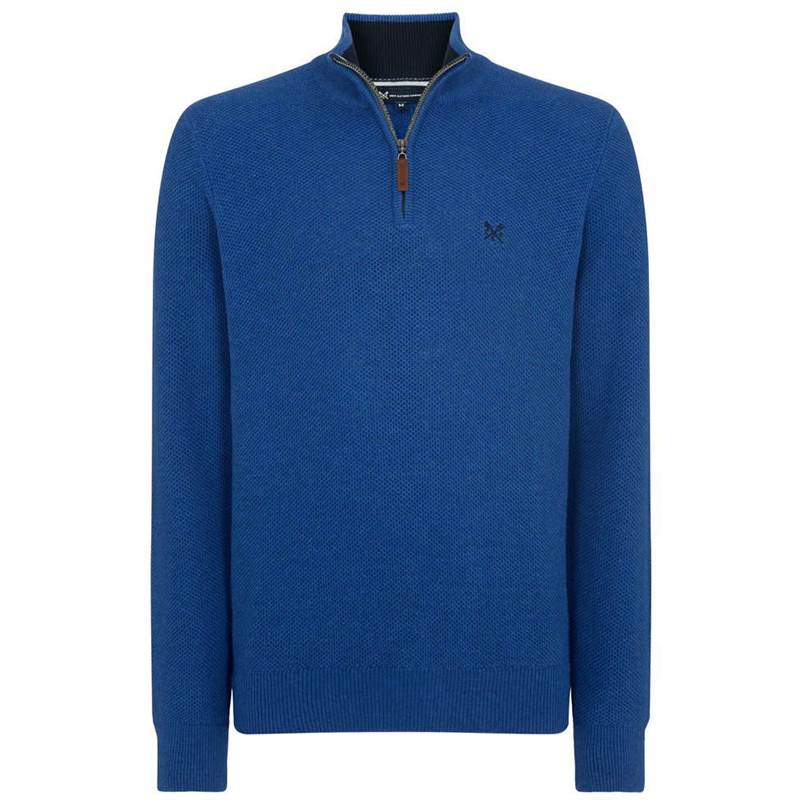 Crew Clothing Mens Helston Half-Zip Jumper-2